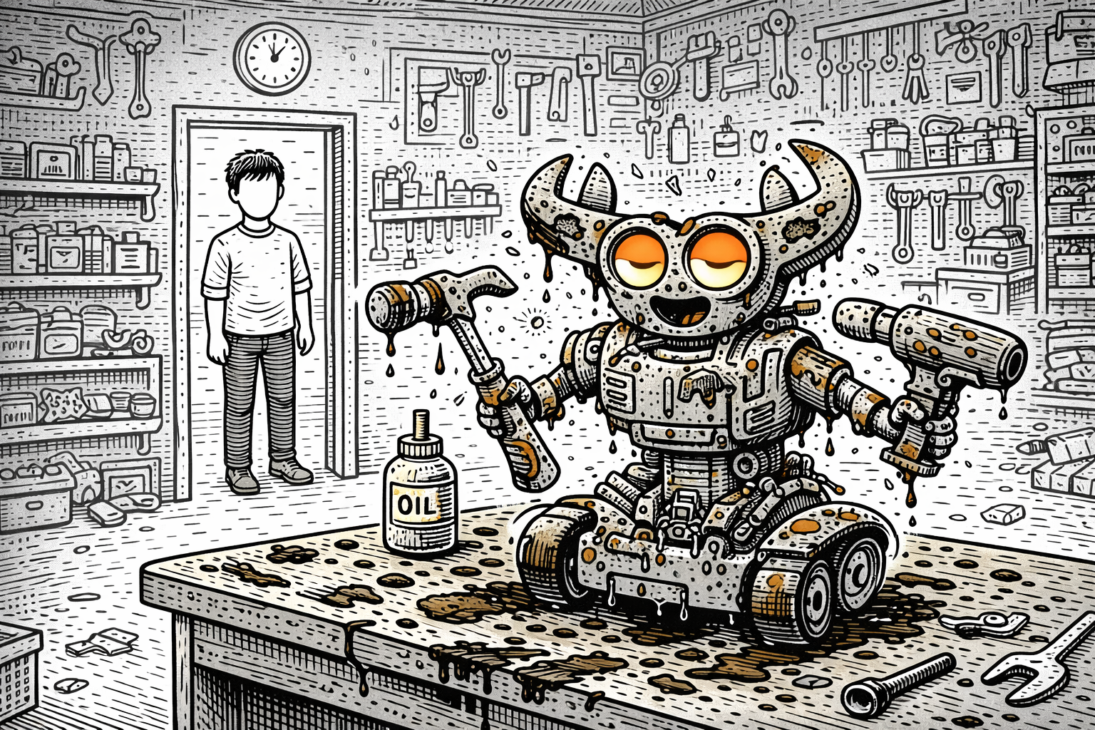 THE TRACE: Controllo, Caos e IA — Appunti da un Progetto Inutile
